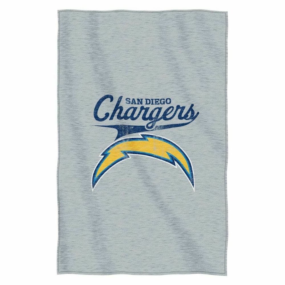 NFL San Diego Chargers Sweatshirt Throw Blanket
